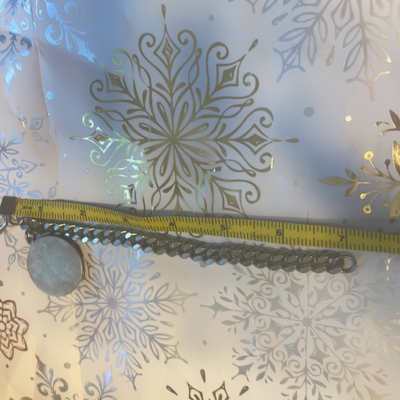 Zodiac Aries RAM 7” bracelet silver vintage non magnetic 🧲 53grams $ 756.value - Picture 6 of 11